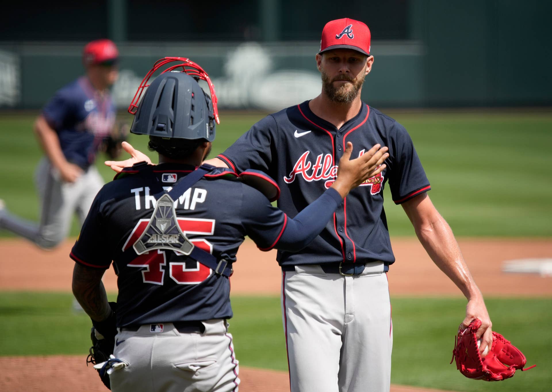 Parche Enorme De Atlanta Braves | Medidas 4.5 X 10.5 Pulgadas, Ideal Para Chaquetas O Mochilas