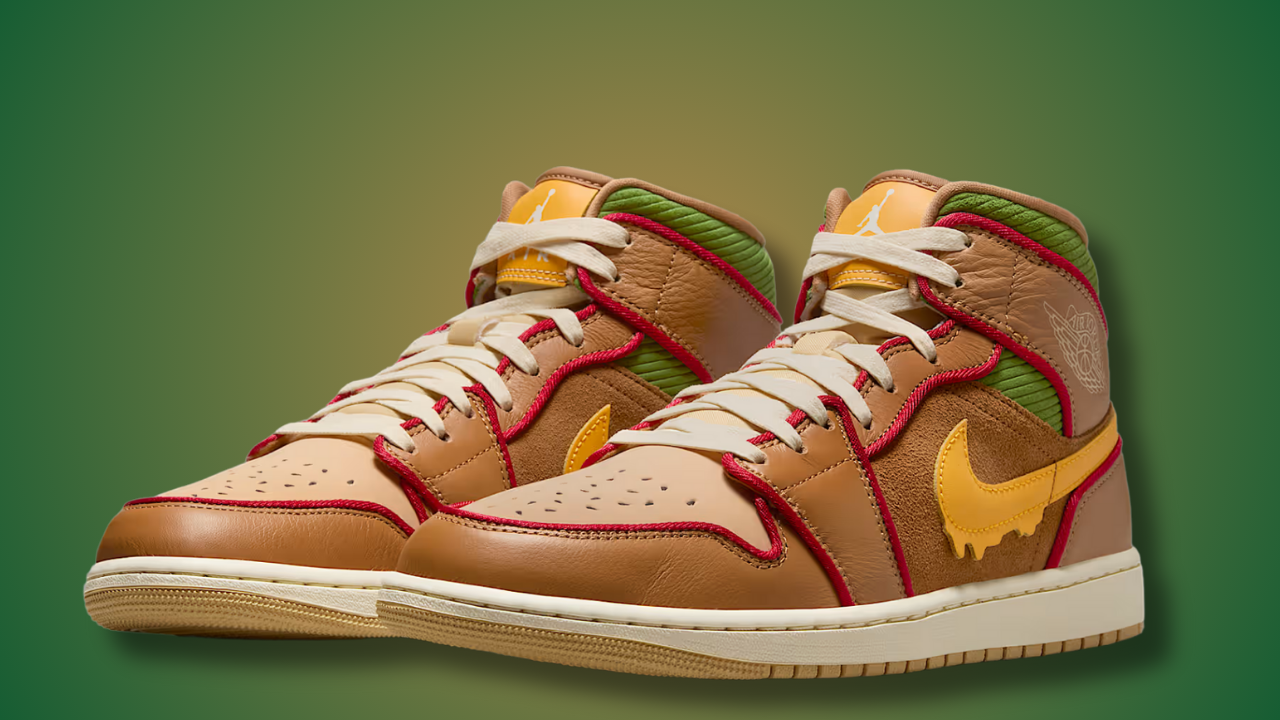 Nike's Air Jordan 1 Mid SE 'Cheeseburger' is On the Menu and