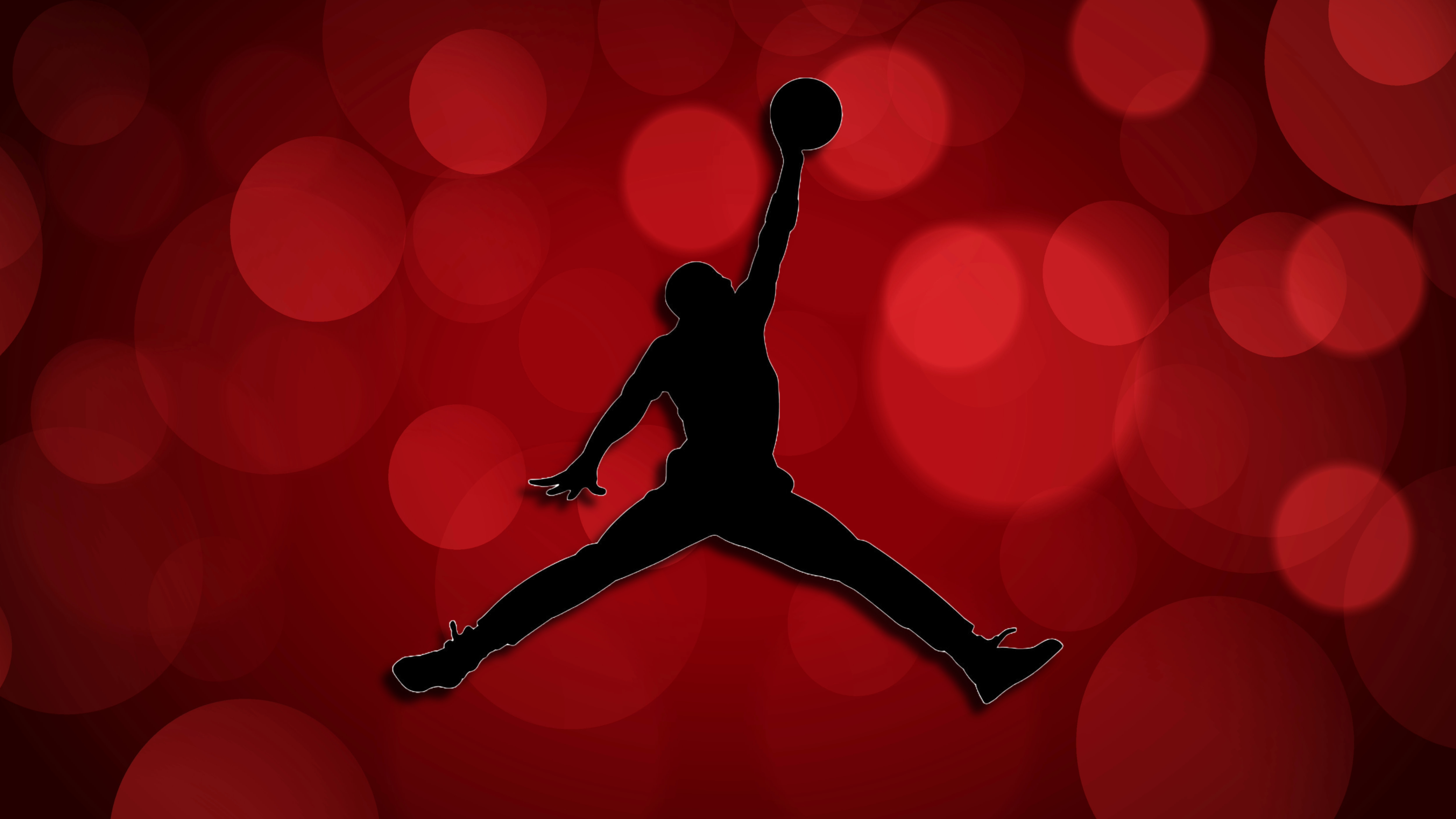 jordan logo in red