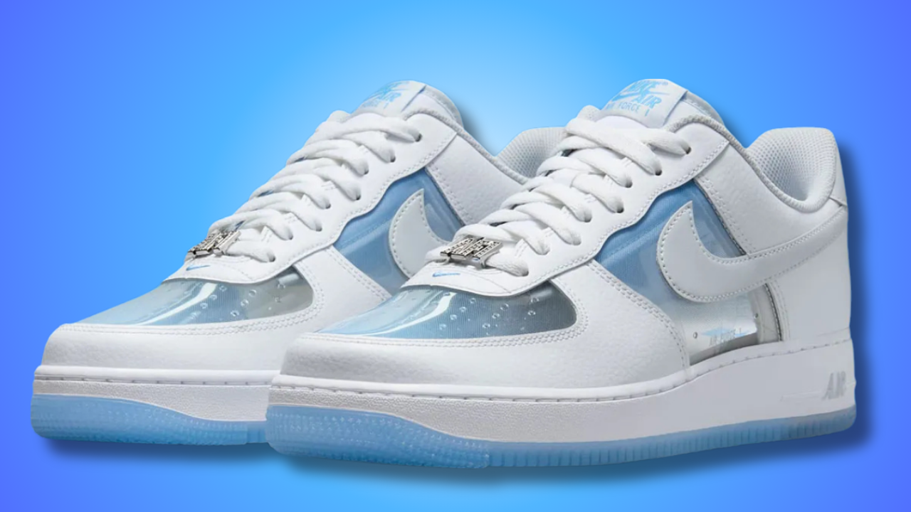 see through air force 1s