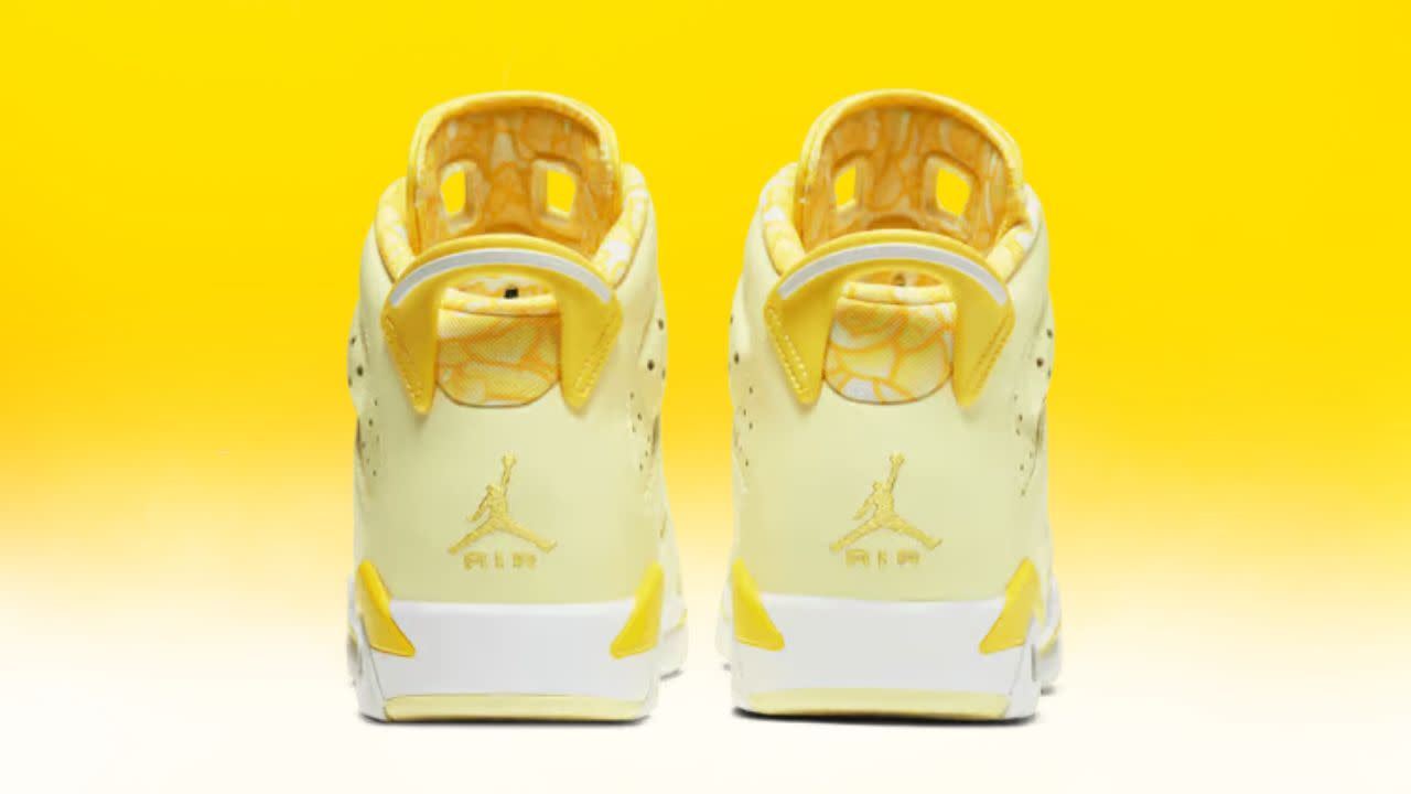 jordan yellow floral