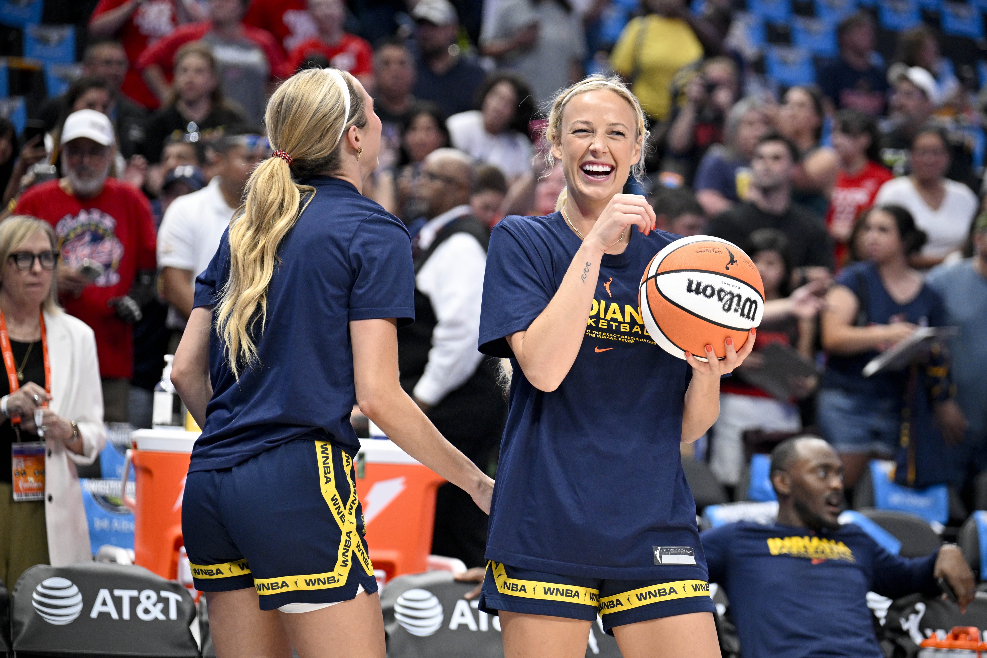 Sophie Cunningham, Lexie Hull Show Up in Matching Outfits For Fever-Mercury Game - Athlon Sports