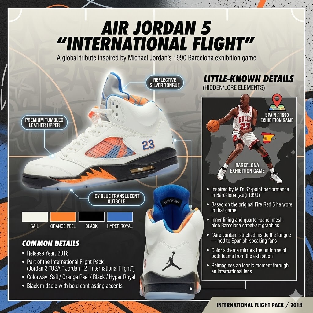 retro 5 international flight