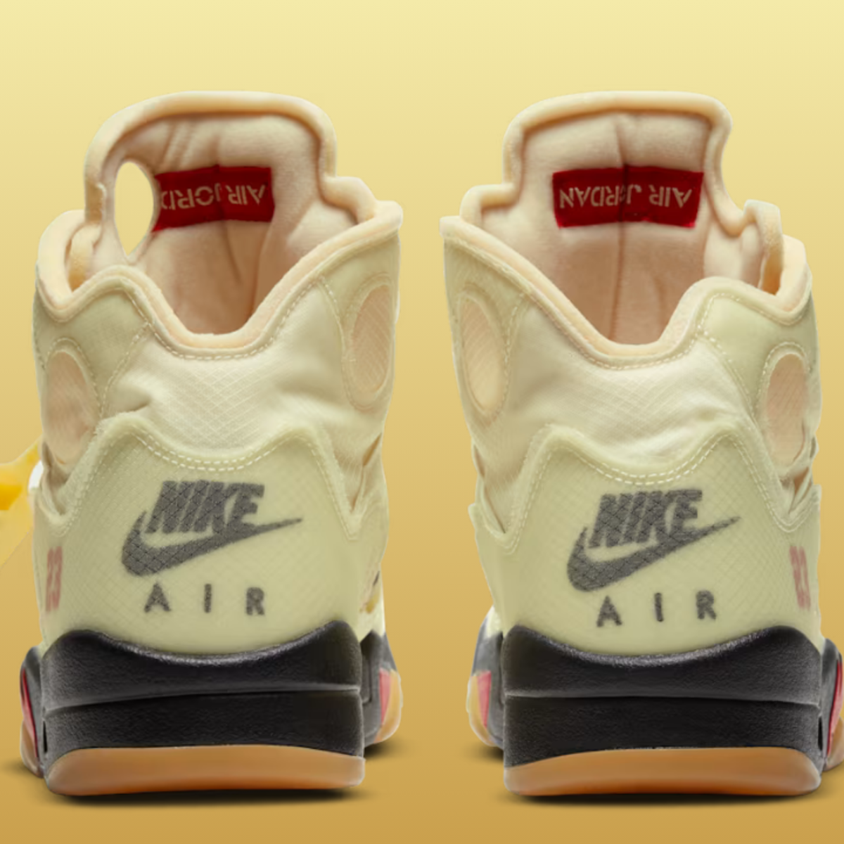 Off-White × Nike Air Jordan 5 Air Jordan 5 x Off-White Rare and Expensive, But Available