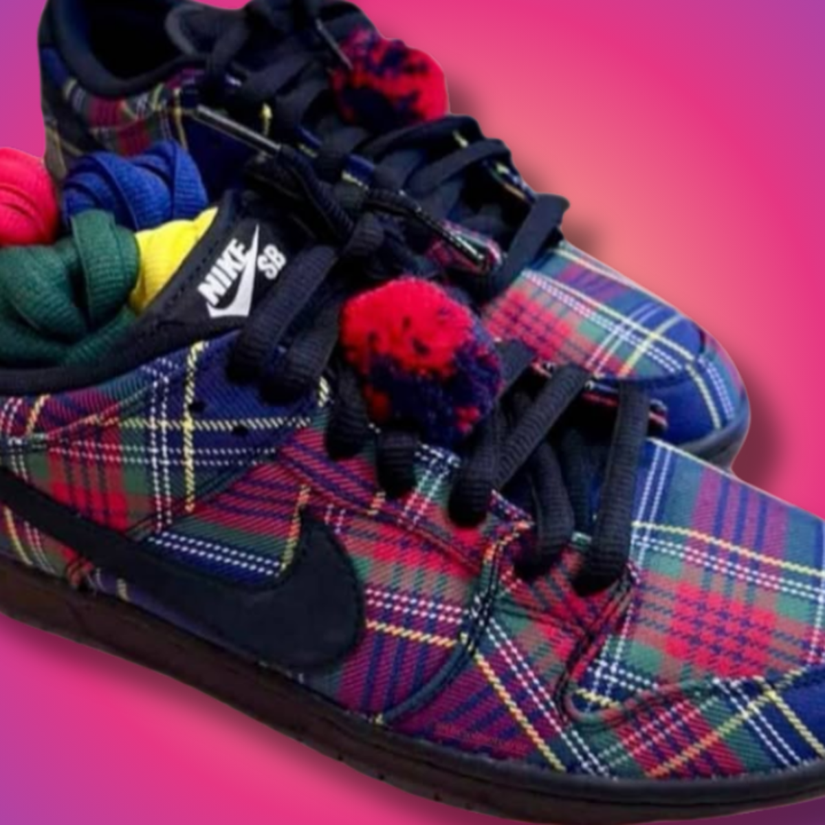 nike sb dunk low plaid