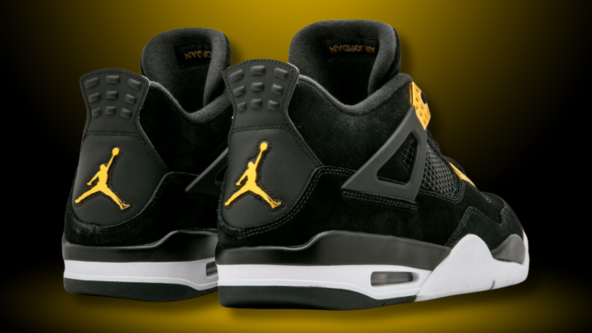 air jordan 4 royalty black gold