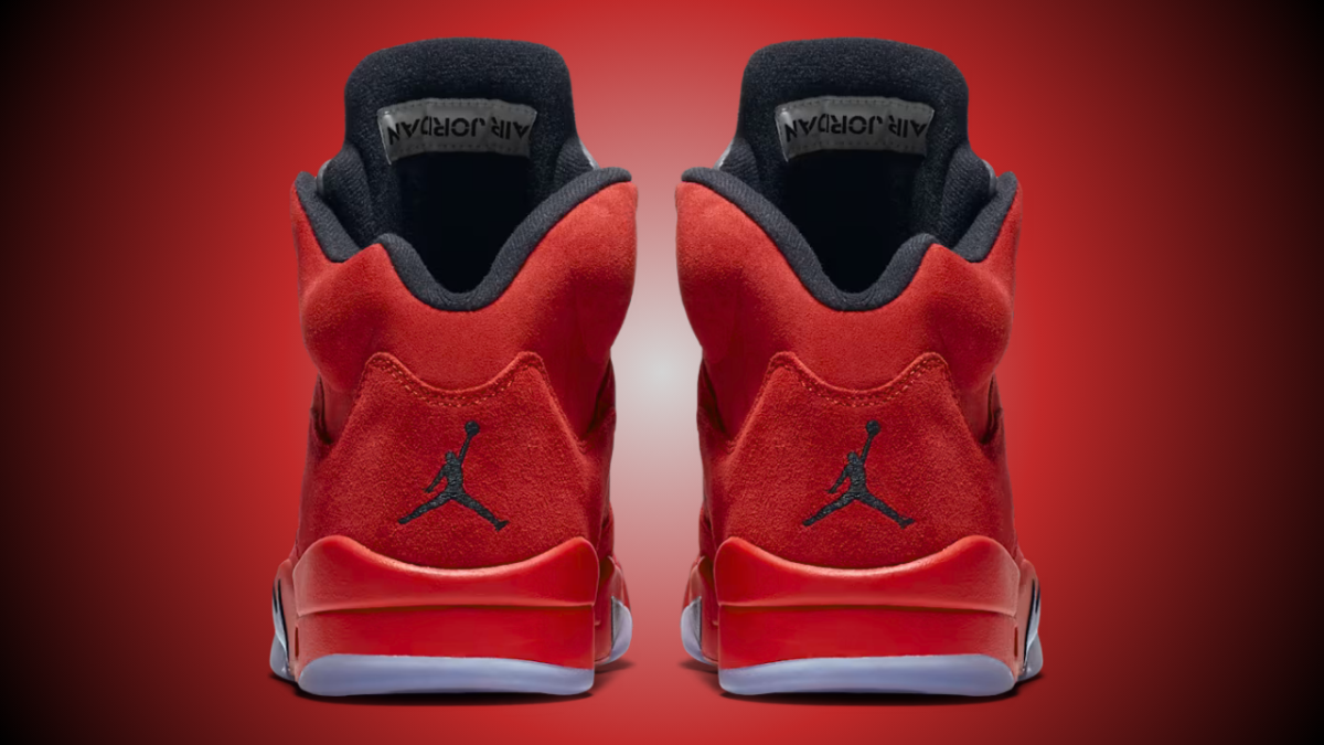 jordan retro 5 red suede release date