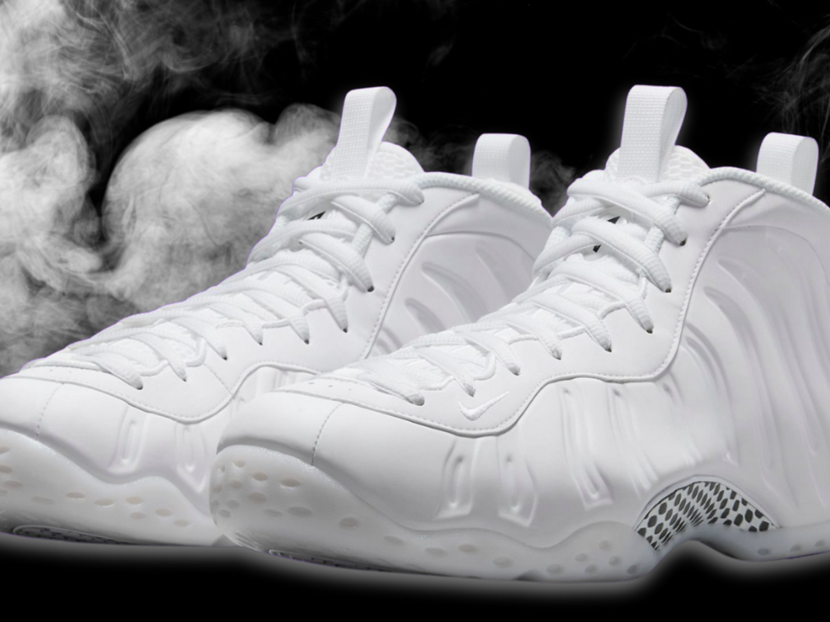 all white foamposites