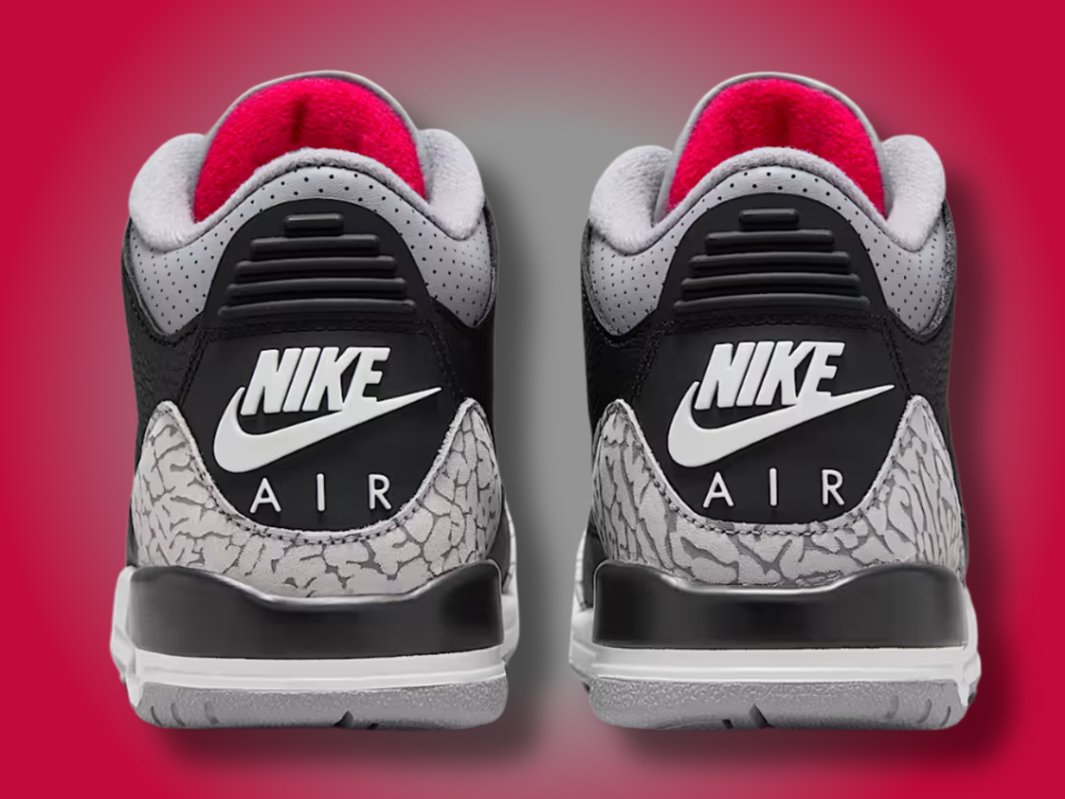 靴 Nike Air Jordan 3 Retro OG \"Black Cement Air Jordan 3 Retro OG 'Black Cement' 2018 Release Date