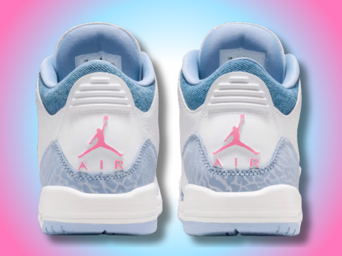 jordan 3 pink and blue
