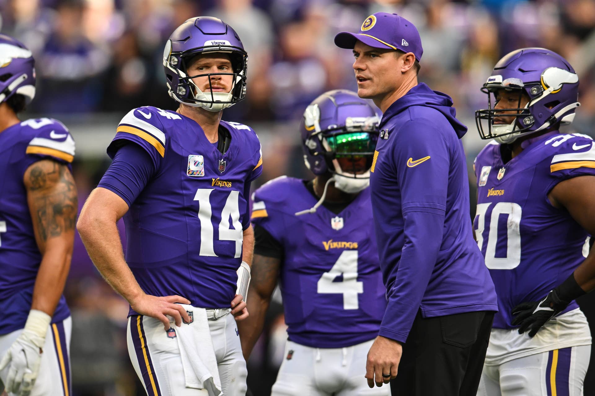 Vikings Coach Gets Brutally Honest About Latest Sam Darnold Decision -  Athlon Sports