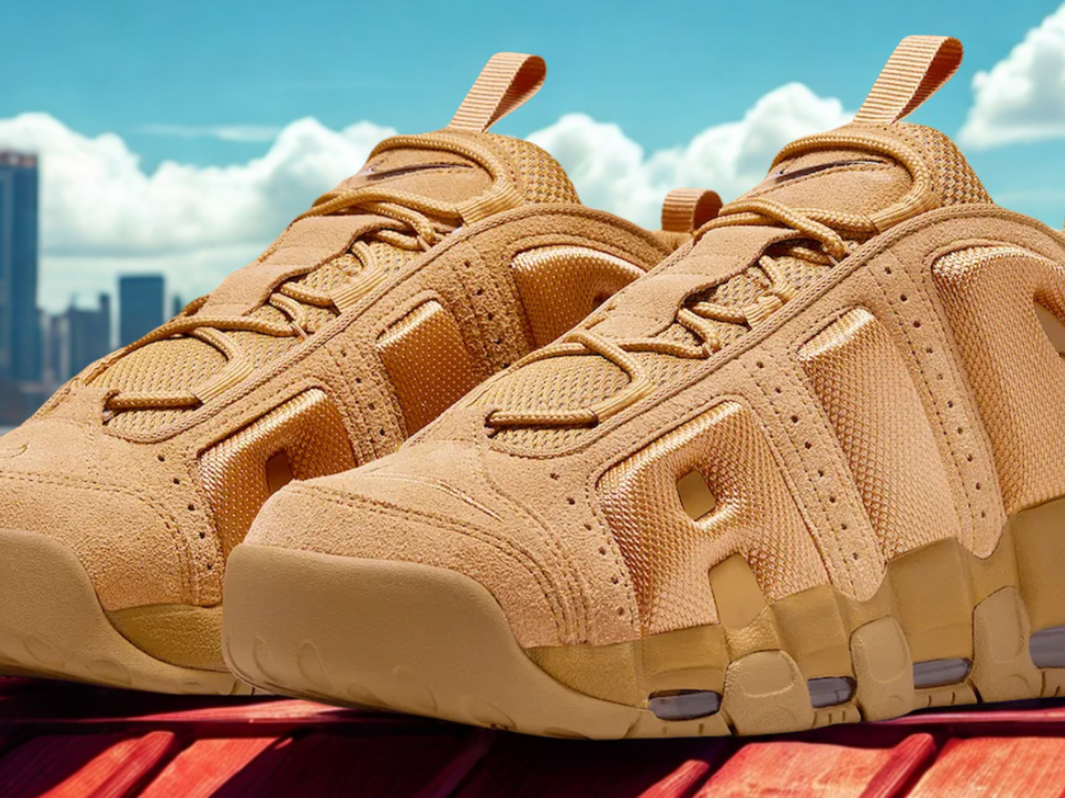 Timbs Out? The Nike Uptempo Low 'Flax' Is a Wheat-Colored