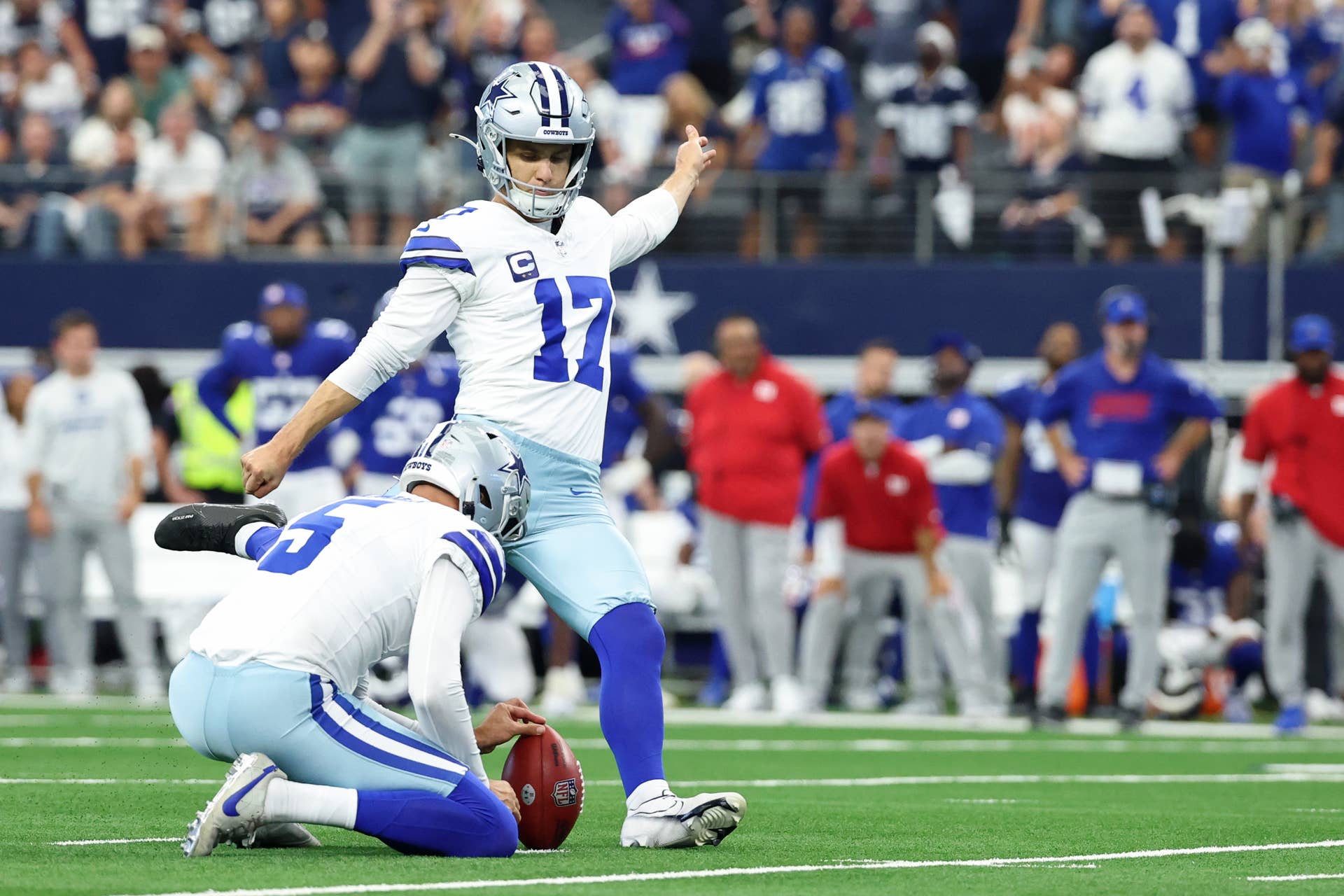 Brandon Aubrey Makes NFL History During Cowboys-Giants Overtime Thriller - Athlon Sports