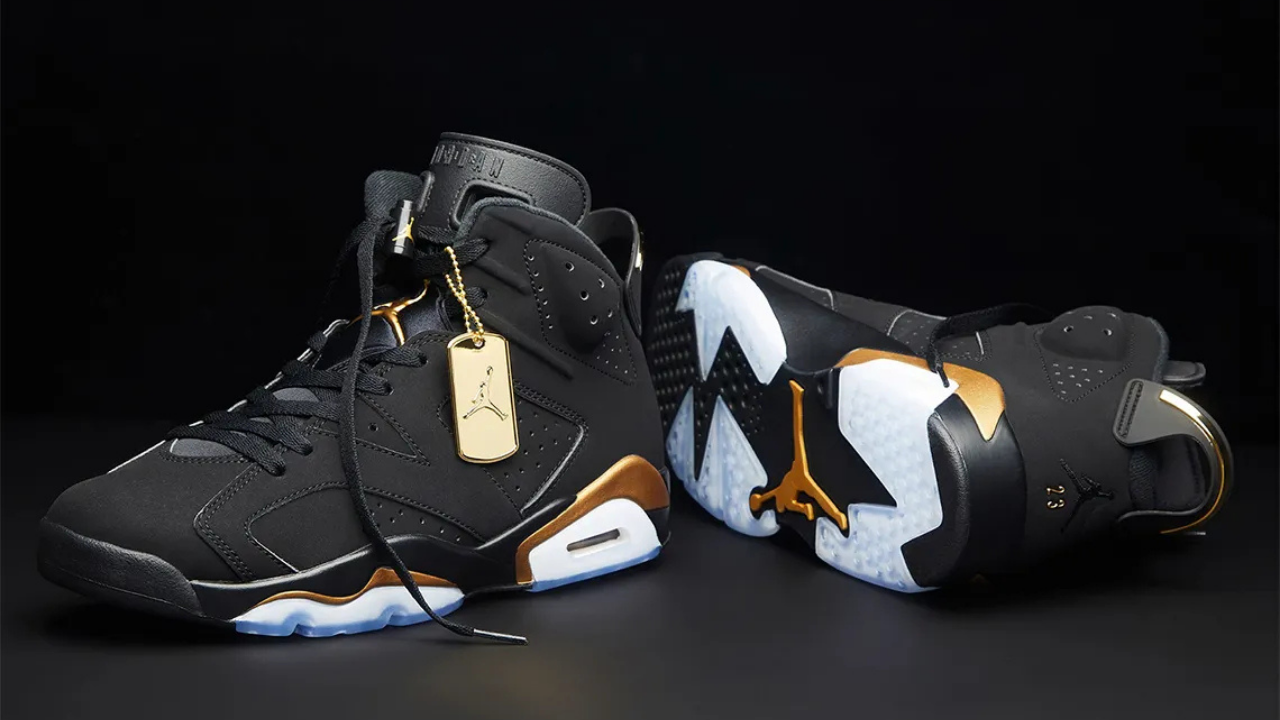 jordan 6 black and gold dmp