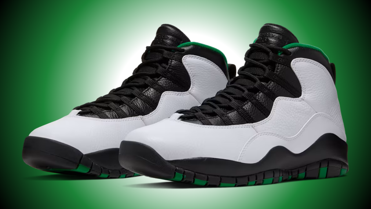 white and green 10s