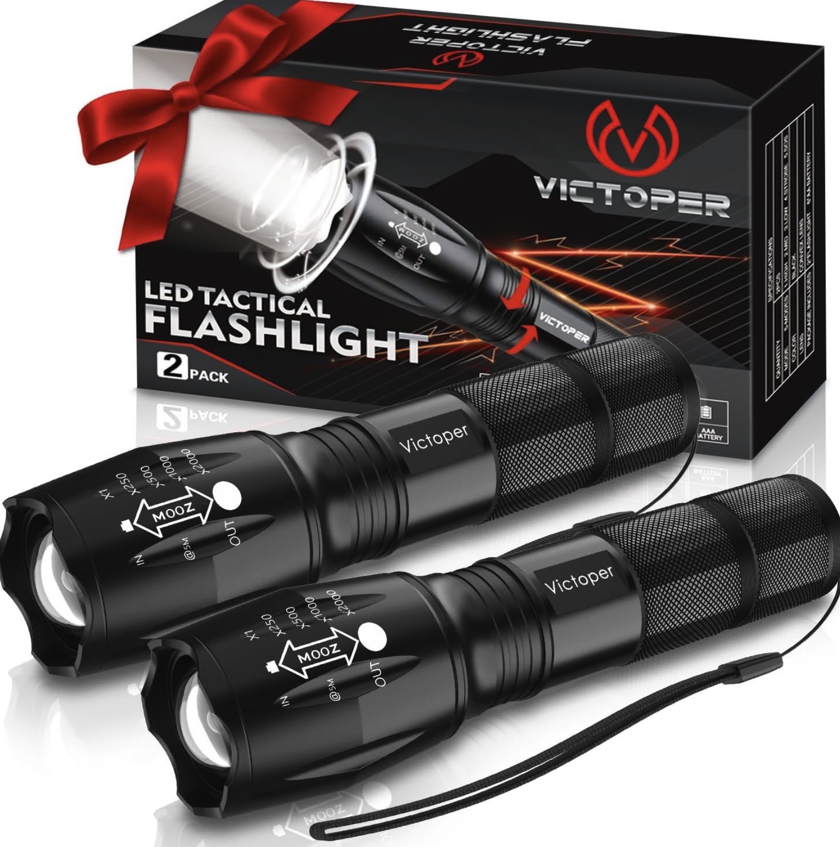 Amazon's 'Super Bright' Tactical Flashlights Are $4 Each & Great