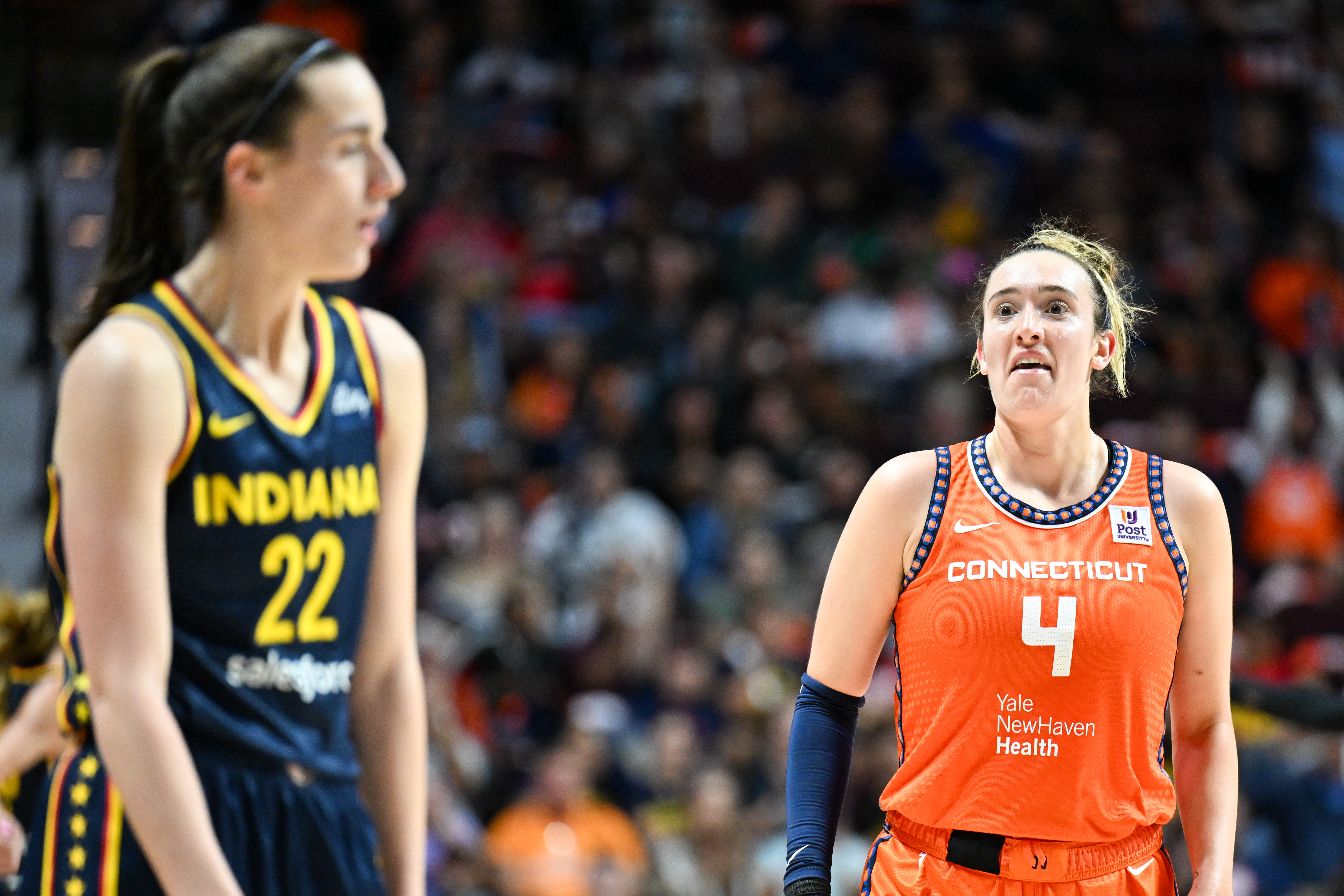 Lexie Hull Catches Attention for What She Did After Caitlin Clark Got  Decked - Athlon Sports