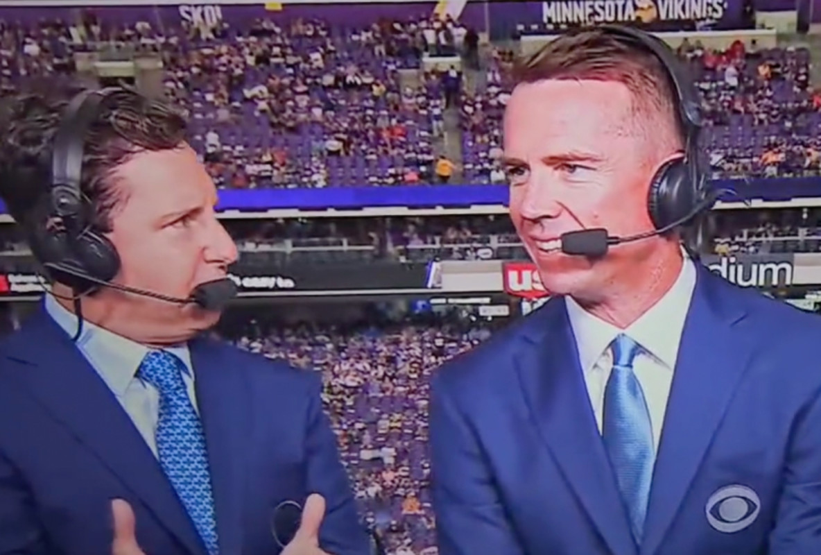 Matt Ryan Makes NFL Broadcasting Debut for CBS, Partner Jokes About Super Bowl Loss