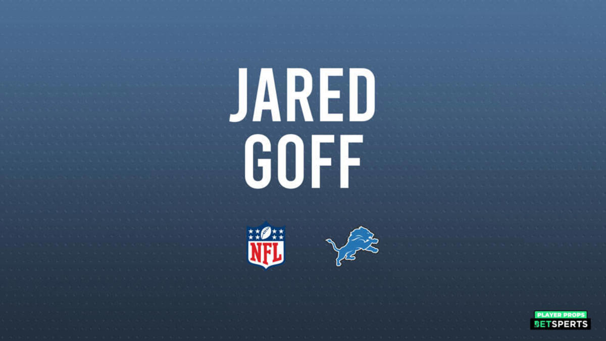 Week 3 NFL Player Props: Jared Goff Odds vs. the Falcons 