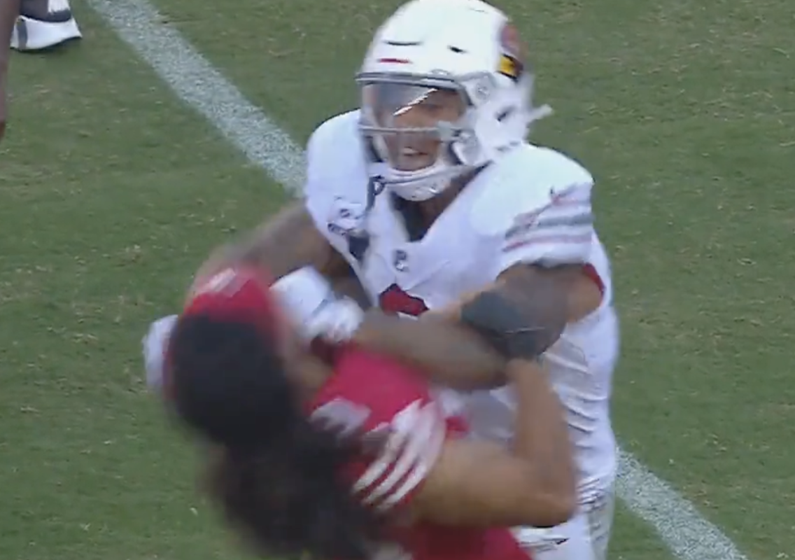 Cardinals RB James Conner Fights Postgame vs 49ers Safety Talanoa Hufanga -  BVM Sports