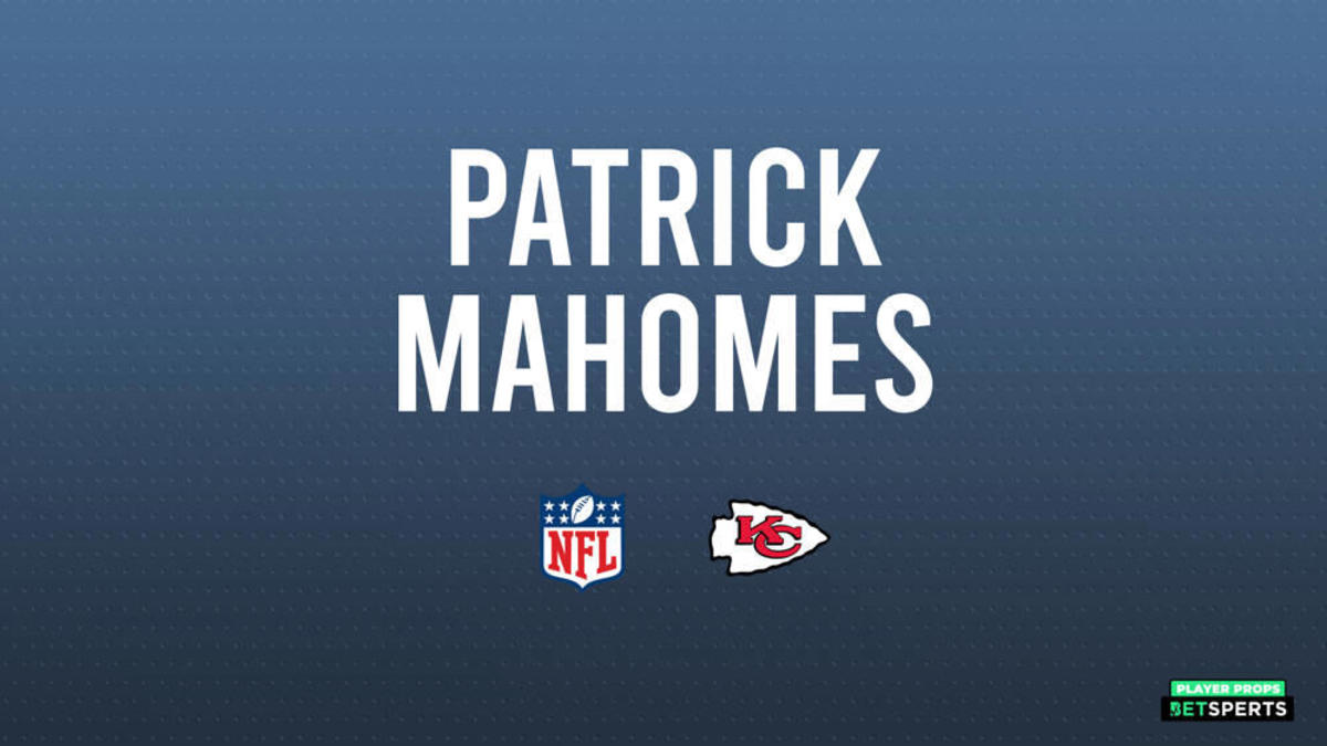 NFL picks: Player prop bets for Chiefs QB Patrick Mahomes vs