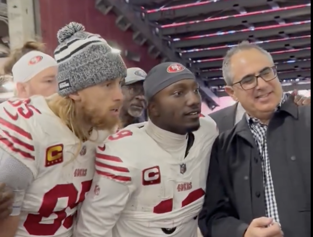 Watch: 49ers Stars Gleefully Celebrate Eagles' Loss, Securing No. 1 ...