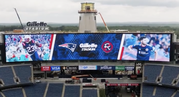 Video: Patriots Unveil Massive Video Board At Gillette Stadium - BVM Sports