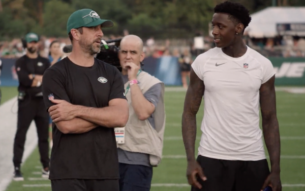 Aaron Rodgers, Sauce Gardner Share Touching Moment In 'Hard Knocks ...