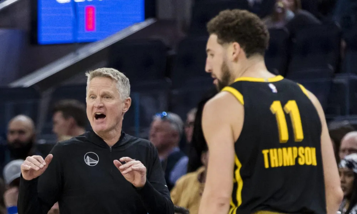 Steve Kerr Wishes Klay Thompson Well