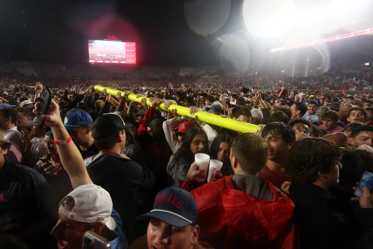 ESPN's Molly McGrath Shows Aftermath of Ole Miss' Upset Over Georgia