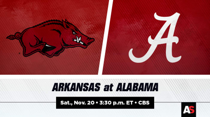 Arkansas Razorbacks vs. Alabama Crimson TIde Football Prediction and Preview