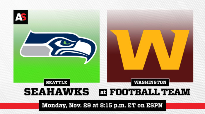 Monday Night Football: Seattle Seahawks Vs. Washington Football Team ...