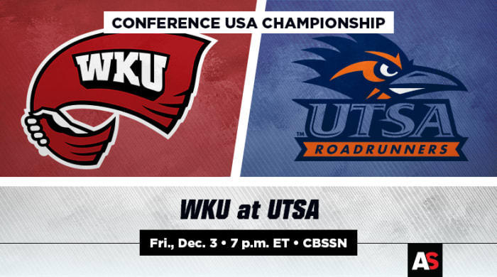 Conference USA Championship Game Prediction and Preview: WKU Hilltoppers vs. UTSA Roadrunners