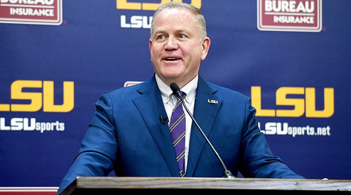 Reporter's Harsh Comeback For LSU Head Coach Brian Kelly Is Going Viral ...