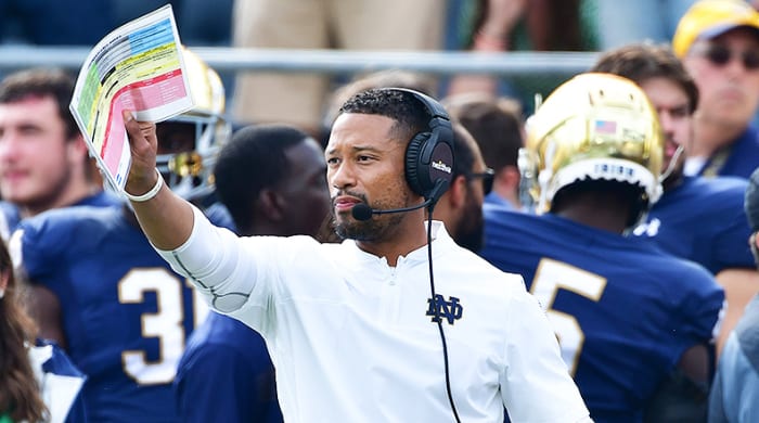 Marcus Freeman, Notre Dame Fighting Irish Football
