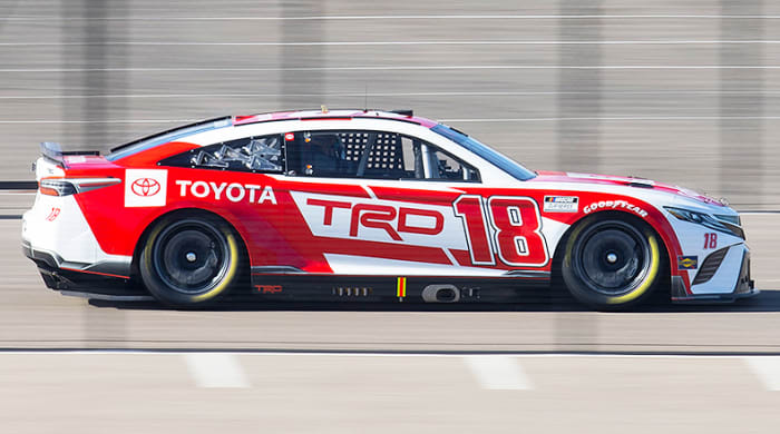 Kyle Busch during the Next Gen test at Phoenix Raceway