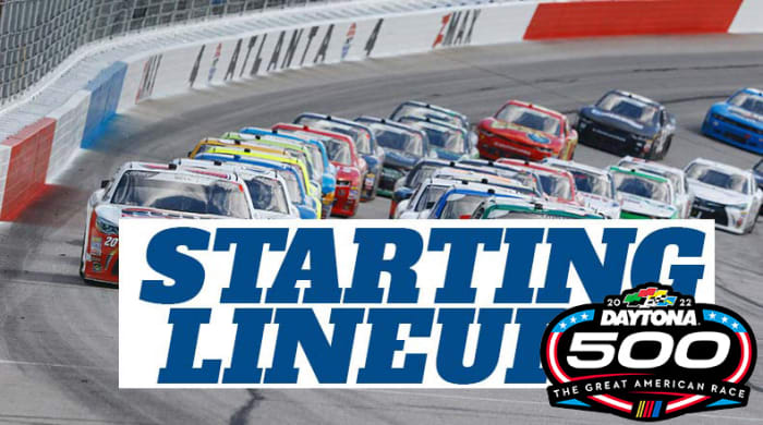 NASCAR Starting Lineup for Sunday's Daytona 500 at Daytona International Speedway