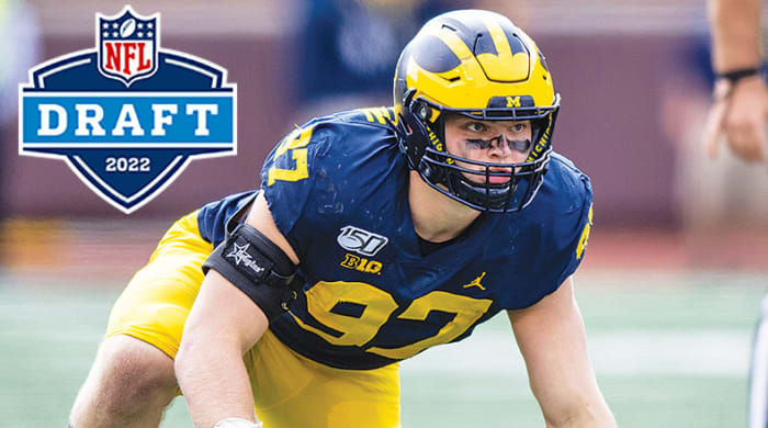 Aidan Hutchinson, DE, Michigan Wolverines, 2022 NFL Draft