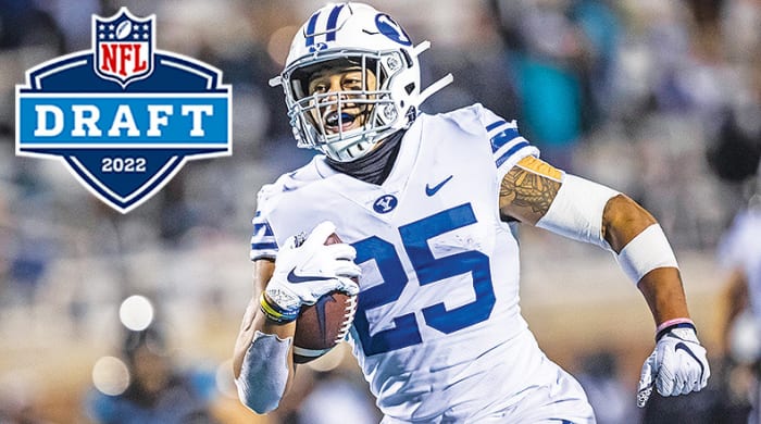 Tyler Allgeier, RB, BYU Cougars, 2022 NFL Draft