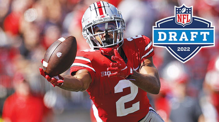 Chris Olave, WR, Ohio State Buckeyes, 2022 NFL Draft