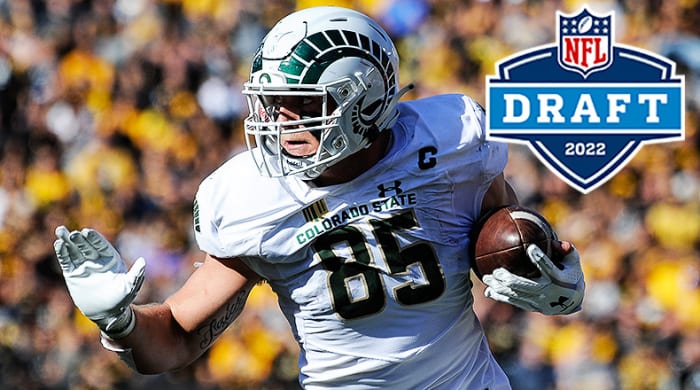 Trey McBride, TE, Colorado State Rams, 2022 NFL Draft