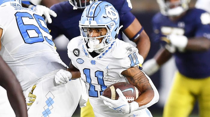 Josh Downs, North Carolina Tar Heels Football