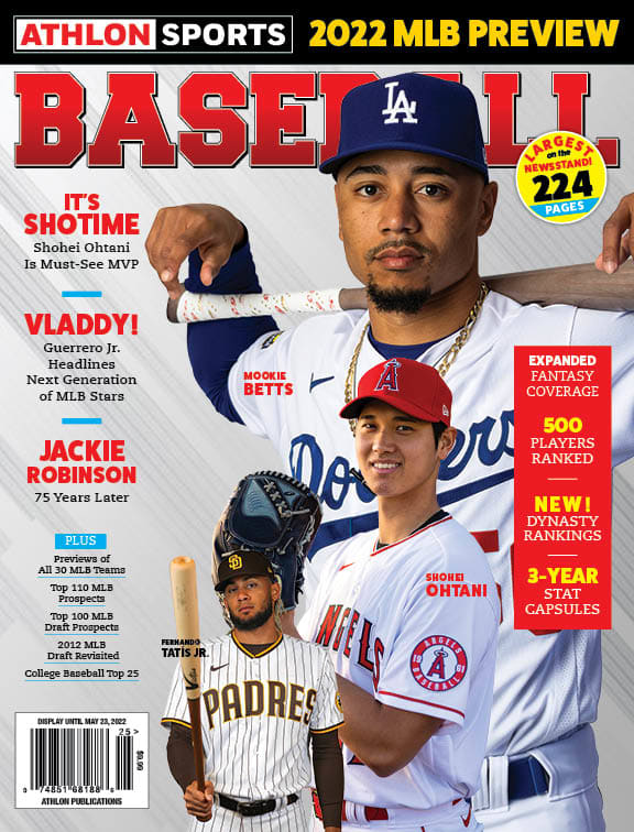 Want more? Our new baseball magazine delivers full MLB team previews, fantasy insight, schedules, and predictions. Click to order your copy today or purchase the digital edition for instant access.