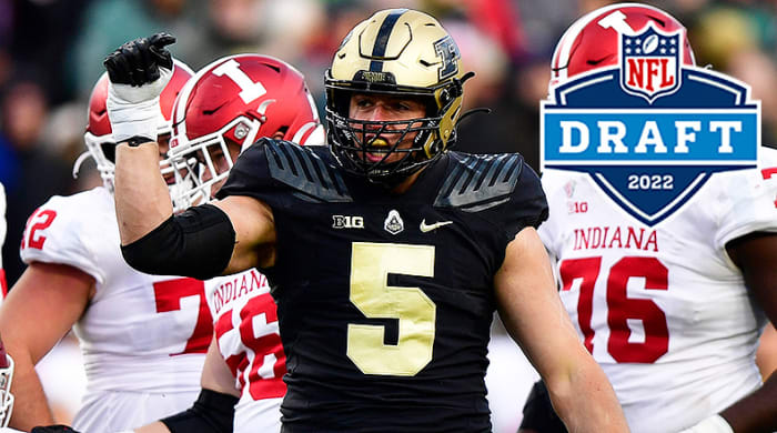 George Karlaftis, DE, Purdue Boilermakers, 2022 NFL Draft