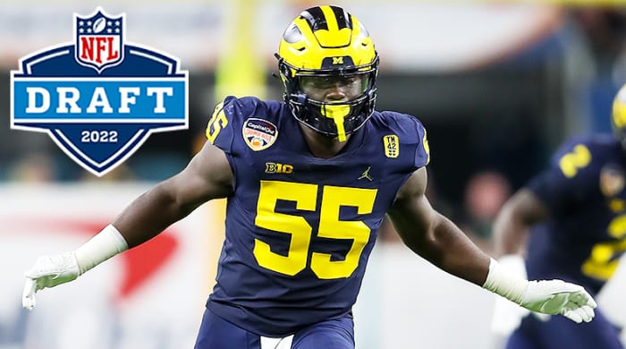 David Ojabo, DE, Michigan Wolverines, 2022 NFL Draft