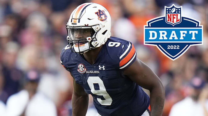 Zakoby McClain, OLB, Auburn Tigers, 2022 NFL Draft