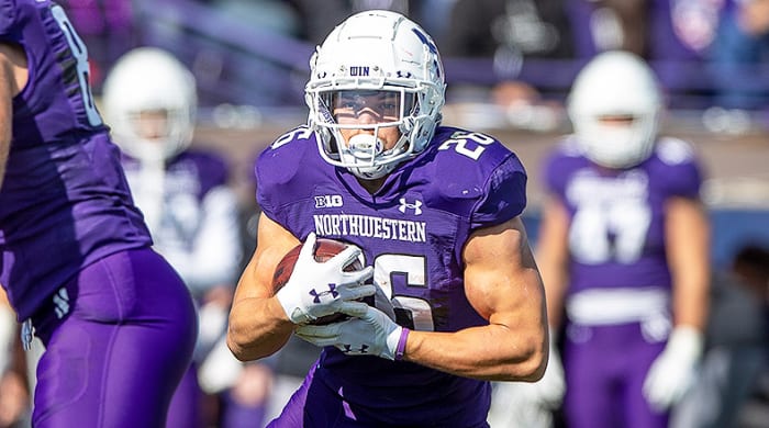 Evan Hull, Northwestern Wildcats Football