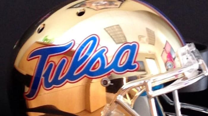 Tulsa Has Shiny Gold Helmet for 2013 - AthlonSports.com | Expert ...