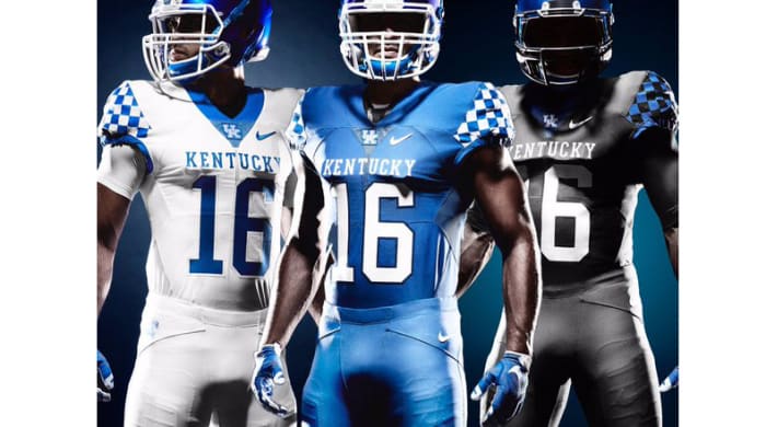 Kentucky Unveils New Football Uniforms for 2016 Season - Athlon Sports