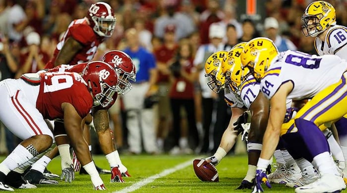 Alabama Crimson Tide vs. LSU Tigers Football